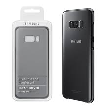 CLEAR COVER for Samsung Galaxy S8 PLUS G955 EF-QG955CBEGWW BLACK ORIGINAL