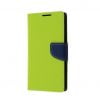 Fancy Diary Magnetic Book Case For HUAWEI Y6 2018 PRIME (Lime/Navy)