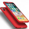 360 Plastic Case for iPhone X (Red)