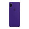 Silicone Back Case/Cover for iPhone X / Xs 5.8″ (PURPLE)