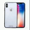 Tempered Glass Back Case For iPhone X (WHITE)