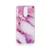 Silicone Marble Back Case for Huawei Mate 10 Lite (Pink)