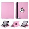 360 ° Rotating Smart Leather Cover For iPAD Air / iPAD 5 / iPAD new 9.7″ 2017 (PINK)