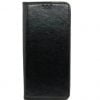 Leather Book Cover/Case For Samsung Galaxy S10 Plus / SM-G973 (Black)