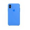 Silicone Back Cover/Case for iphone Xs Max ELECTRIC BLUE