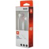 JBL Tune 110 Wired Headset WHITE