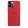 IPHONE 12 PRO MAX RED SILICON CASE