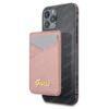 GUESS Wallet CardSlot For iPhone 12 Series MAG SAFE – Pink