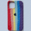 APPLE Silicone Case For iPhone 12/12 Pro – Rainbow