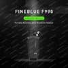 FINE BLUE Business Bluetooth Headset new Version F990 Telescopic Clip