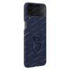 SAMSUNG Silicone cover with ring. Galaxy Z Flip 4 .Navy