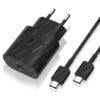 SAMSUNG 25W PD ADAPTER USB-C TO USB-C CABLE, BLACK