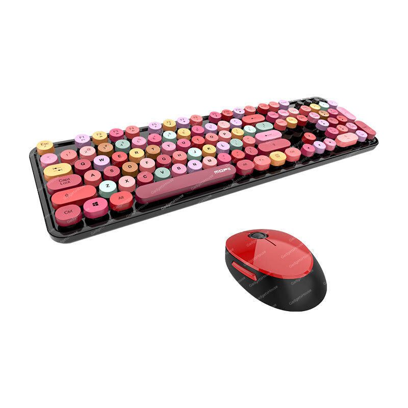 MOFII Wireless Keyboard + Mouse set  Sweet 2.4G (black&red)