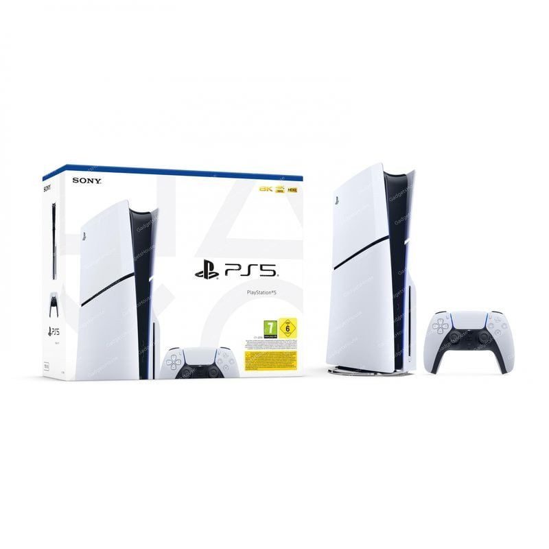 Sony PlayStation 5 Slim (PS5) 1 TB Standard White Console Disc Version