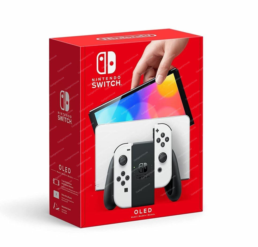 Nintendo Switch Console OLED Joy-Con, White